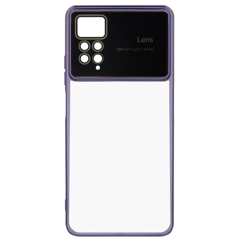 کاور قاب آوش طرح لنس مدل شفاف 03 مناسب برای گوشی موبایل شیائومی REDMI NOTE12 PRO 4G
