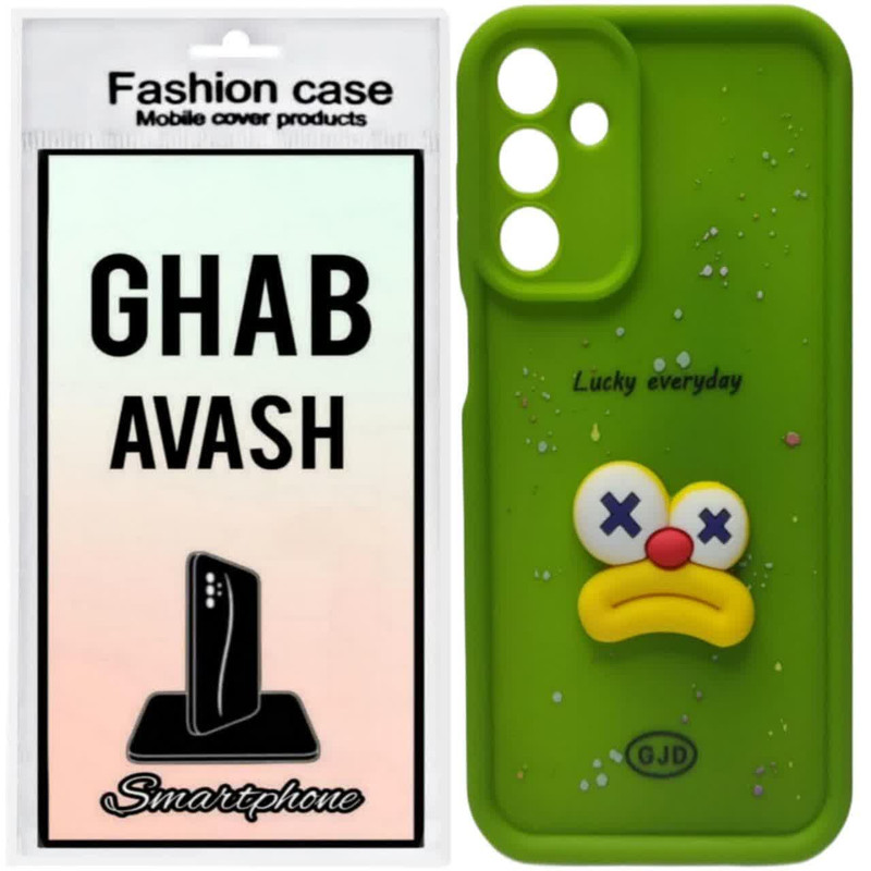 کاور قاب آوش طرح سولید فانتزی عروسکی مدل 03 مناسب برای گوشی موبایل سامسونگ GALAXY A35