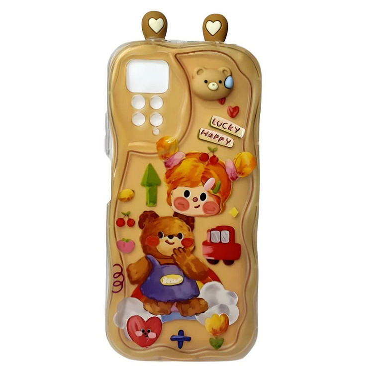 کاور قاب آوش طرح عروسکی مدل 314AA مناسب برای گوشی موبایل شیائومی REDMI NOTE12 PRO 4G