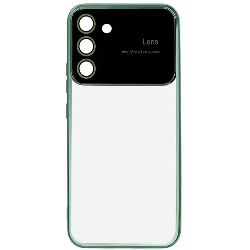 کاور قاب آوش طرح لنس مدل شفاف کد 01 مناسب برای گوشی موبایل سامسونگ GALAXY A34