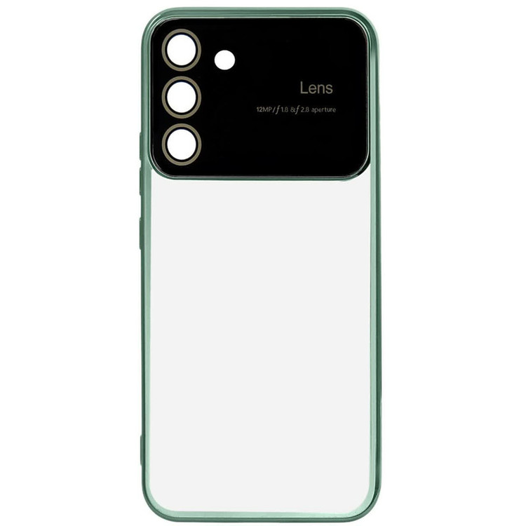 کاور قاب آوش طرح لنس مدل شفاف کد 01 مناسب برای گوشی موبایل سامسونگ GALAXY A34