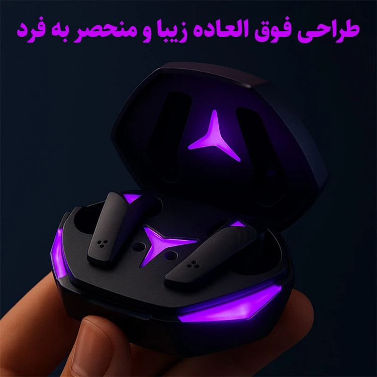 هدفون بلوتوثی موزیک آپولو مدل TWSDX C22
