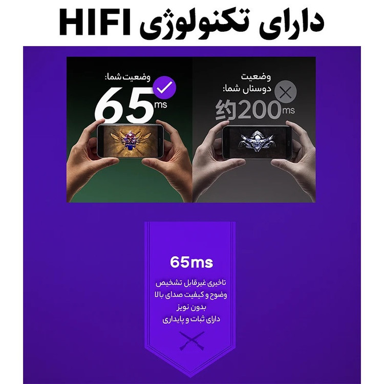 هدفون بلوتوثی موزیک آپولو مدل TWSDX C22