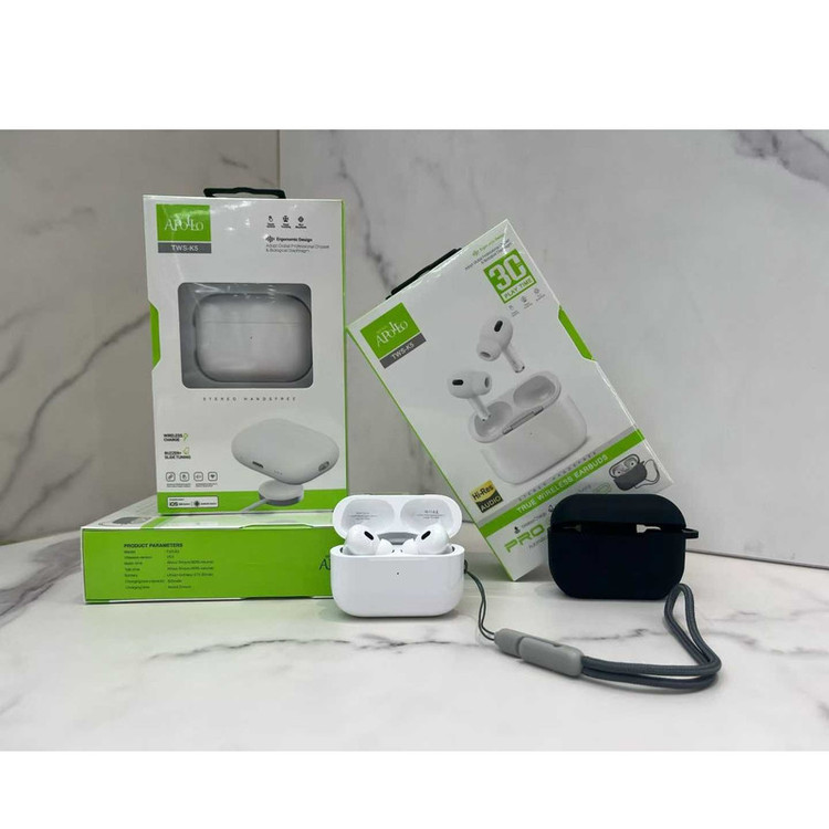 هدفون بلوتوثی موزیک آپولو مدل Earbuds ANC K5 PRO2