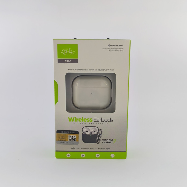 هدفون بلوتوثی موزیک آپولو مدل TWS-EARBUDS C03 Air1