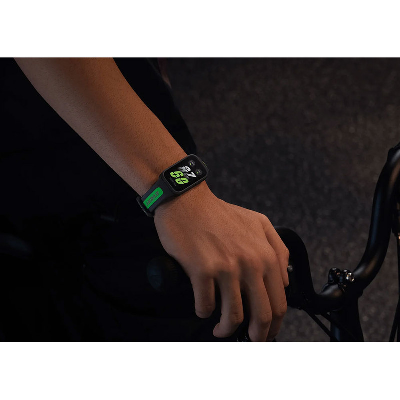 ساعت هوشمند 46 میلیمتری شیائومی مدل Smart Band 9 Active، کنترل موسیقی، کنترل سطح اکسیژن خون، شمارش ضربان قلب، پایش وضعیت خواب، با بند پلاستیکی