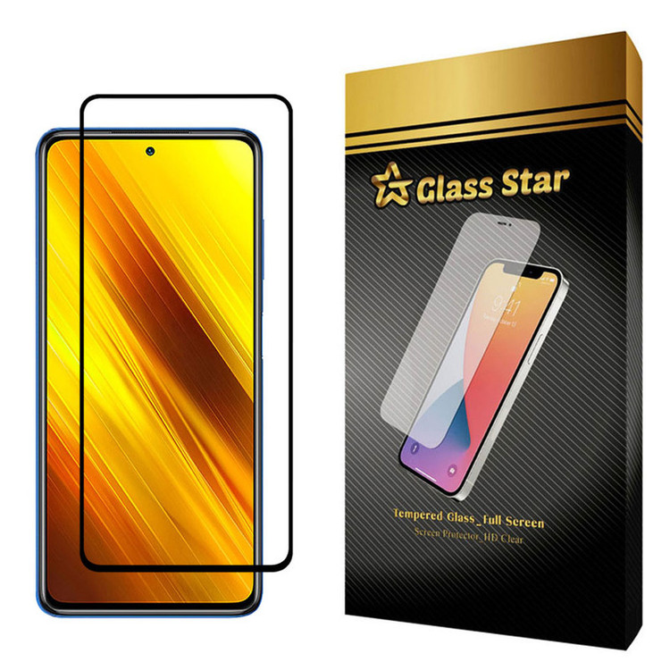 محافظ صفحه نمایش گلس استار مدل FULL مناسب برای گوشی موبایل شیائومی Poco X3 NFC