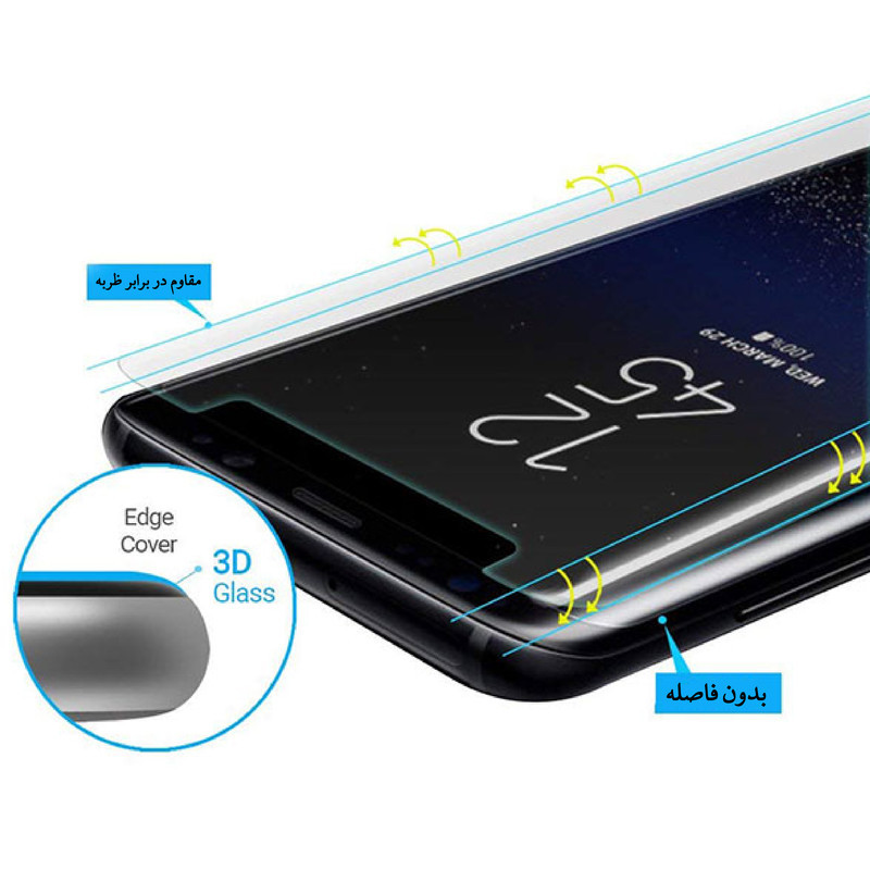 محافظ صفحه نمایش یووی لایت گلس استار مدل NUVGA مناسب برای گوشی موبایل سامسونگ Galaxy S23 Ultra