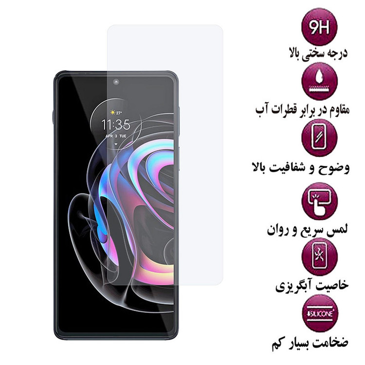 محافظ صفحه نمایش گلس استار مدل SIMPLS مناسب برای گوشی موبایل موتورولا Edge 20 Pro