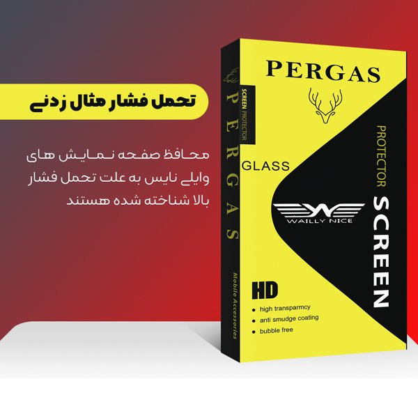 محافظ صفحه نمایش سرامیکی وایلی نایس مدل Pergas مناسب برای گوشی موبایل سامسونگ Galaxy S24 Ultra