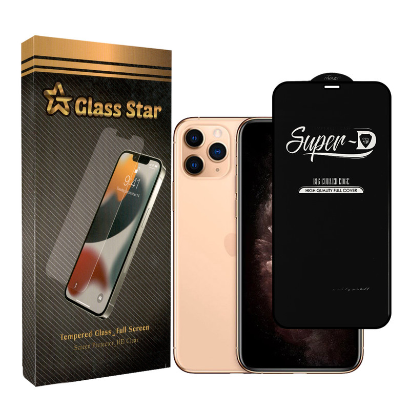 محافظ صفحه نمایش گلس استار مدل STAR-SUPER-D مناسب برای گوشی موبایل اپل iPhone 11 Pro