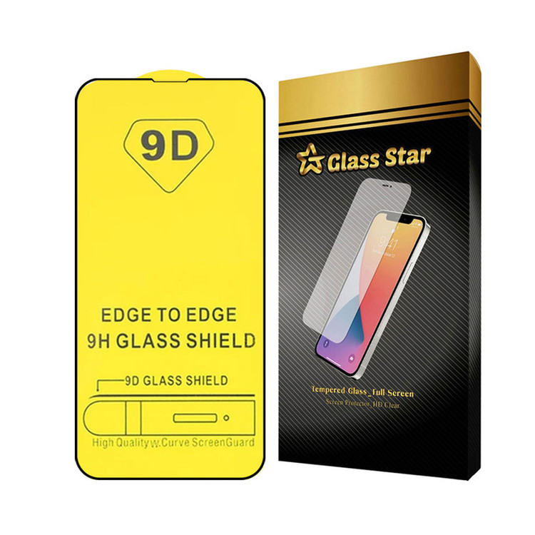 محافظ صفحه نمایش گلس استار مدل FULLGS مناسب برای گوشی موبایل اپل iPhone 13 mini