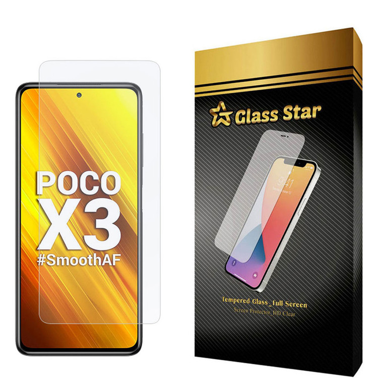 محافظ صفحه نمایش گلس استار مدل S مناسب برای گوشی موبایل شیائومی Poco X3