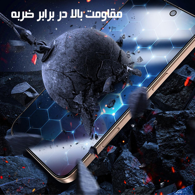 محافظ صفحه نمایش فورس گلس مدل SUPERCAT مناسب برای گوشی موبایل شیائومی Poco M6 Pro 4G
