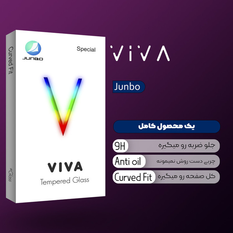 محافظ صفحه نمایش سرامیکی جانبو مدل Viva Glass مناسب برای گوشی موبایل هوآوی Y7 Prime 2019