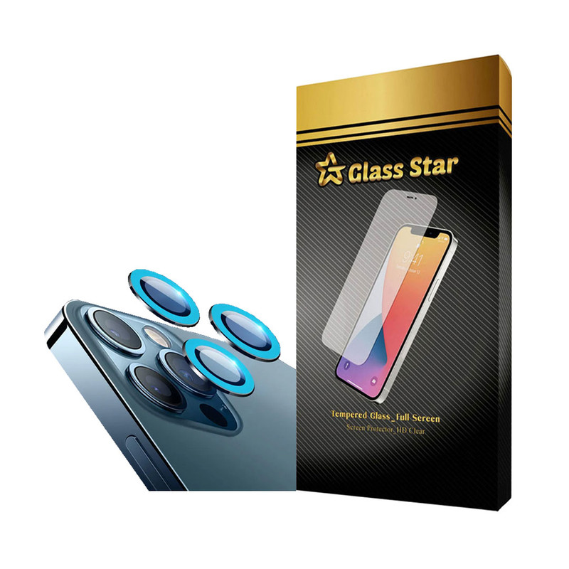 محافظ لنز دوربین گلس استار مدل SHABRANGG مناسب برای گوشی موبایل اپل iPhone 12 Pro max