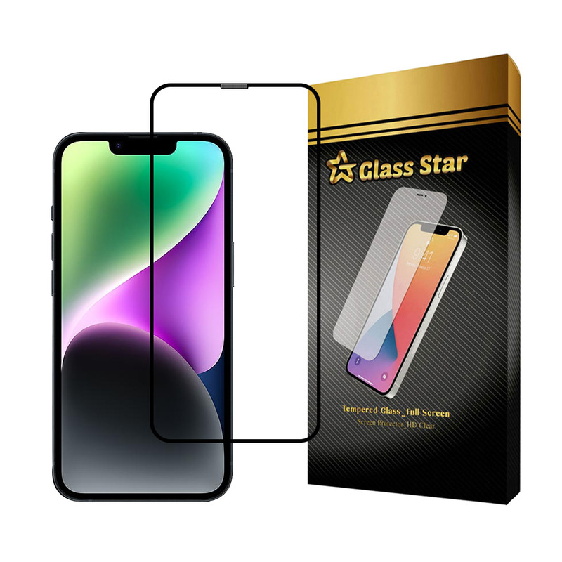 محافظ صفحه نمایش گلس استار مدل FULSLGS مناسب برای گوشی موبایل اپل iPhone 13 Pro / 13 / 14