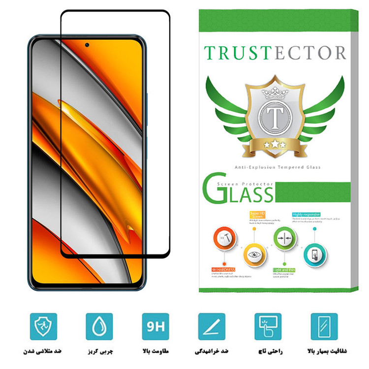 محافظ صفحه نمایش تراستکتور مدل FUL-T مناسب برای گوشی موبایل شیائومی Poco F3