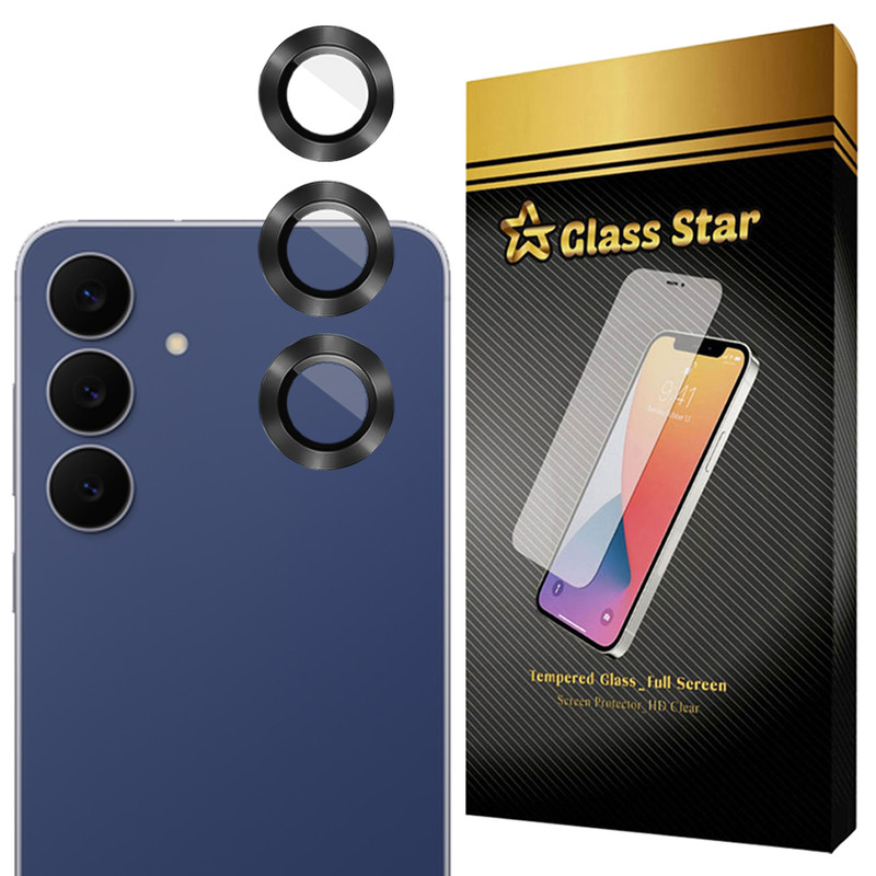 محافظ لنز دوربین فلزی گلس استار مدل GRIN مناسب برای گوشی موبایل سامسونگ Galaxy S25 FE