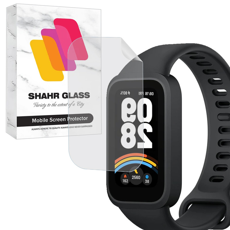 محافظ صفحه نمایش شهر گلس مدل WNOS20 مناسب برای ساعت هوشمند شیائومی Mi band 9 Active 37mm