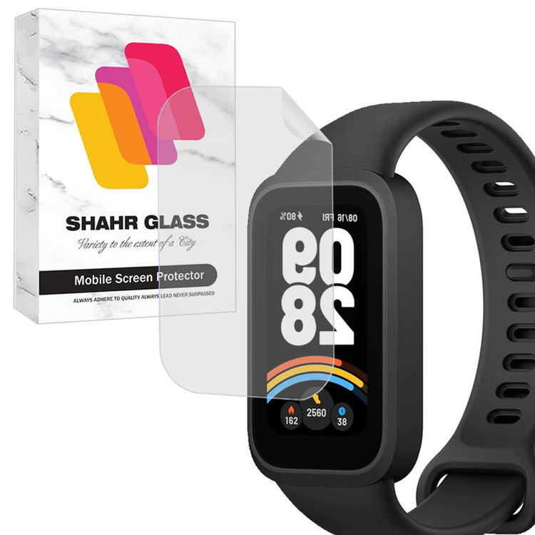 محافظ صفحه نمایش شهر گلس مدل WNOS20 مناسب برای ساعت هوشمند شیائومی Mi band 9 Active 37mm