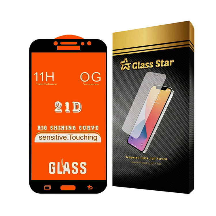 محافظ صفحه نمایش گلس استار مدل FULLGS مناسب برای گوشی موبایل سامسونگ Galaxy J7 2017 / J7 Pro / J730