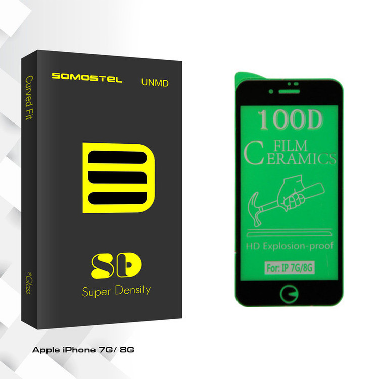 محافظ صفحه نمایش سوماستل مدل SD Glass مناسب برای گوشی موبایل اپل iphone 7/ 8