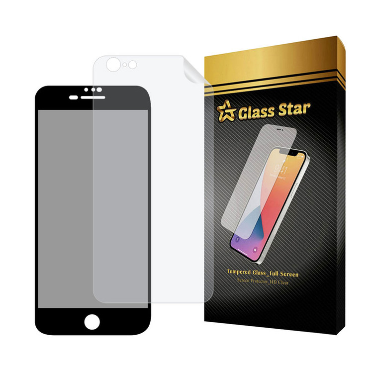 محافظ صفحه نمایش حریم شخصی گلس استار مدل FULLPRIVNANOS مناسب برای گوشی موبایل اپل iPhone 6 / iPhone 6s به همراه محافظ پشت گوشی