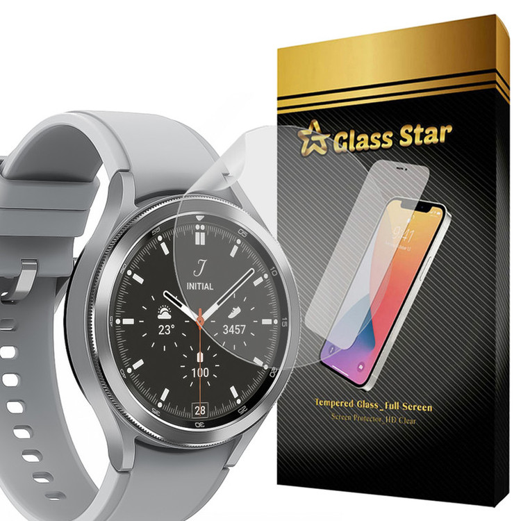 محافظ صفحه نمایش گلس استار مدل NNOG20 مناسب برای ساعت هوشمند سامسونگ Galaxy Watch 4 Classic 42 mm / Galaxy Watch Classic SM-R880