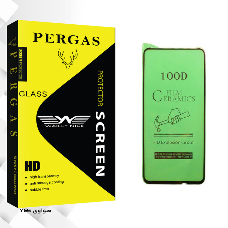محافظ صفحه نمایش سرامیکی وایلی نایس مدل Pergas Glass مناسب برای گوشی موبایل هوآوی Y9s