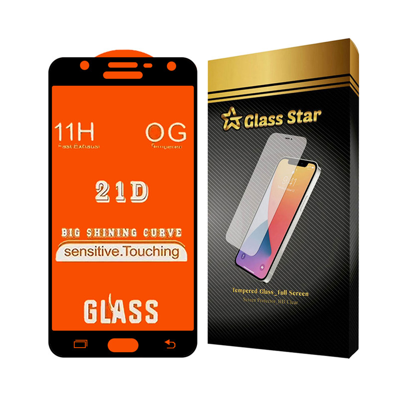 محافظ صفحه نمایش گلس استار مدل FULLGS مناسب برای گوشی موبایل سامسونگ Galaxy J7 2015 / Galaxy J700
