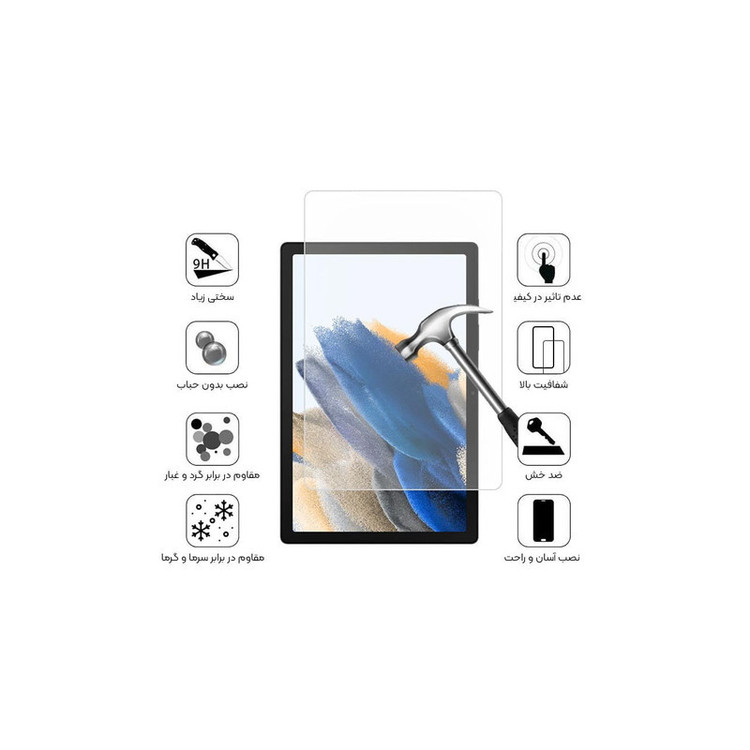 محافظ صفحه نمایش گلس استار مدل TABLETS9 مناسب برای تبلت اپل iPad 9.7 2018