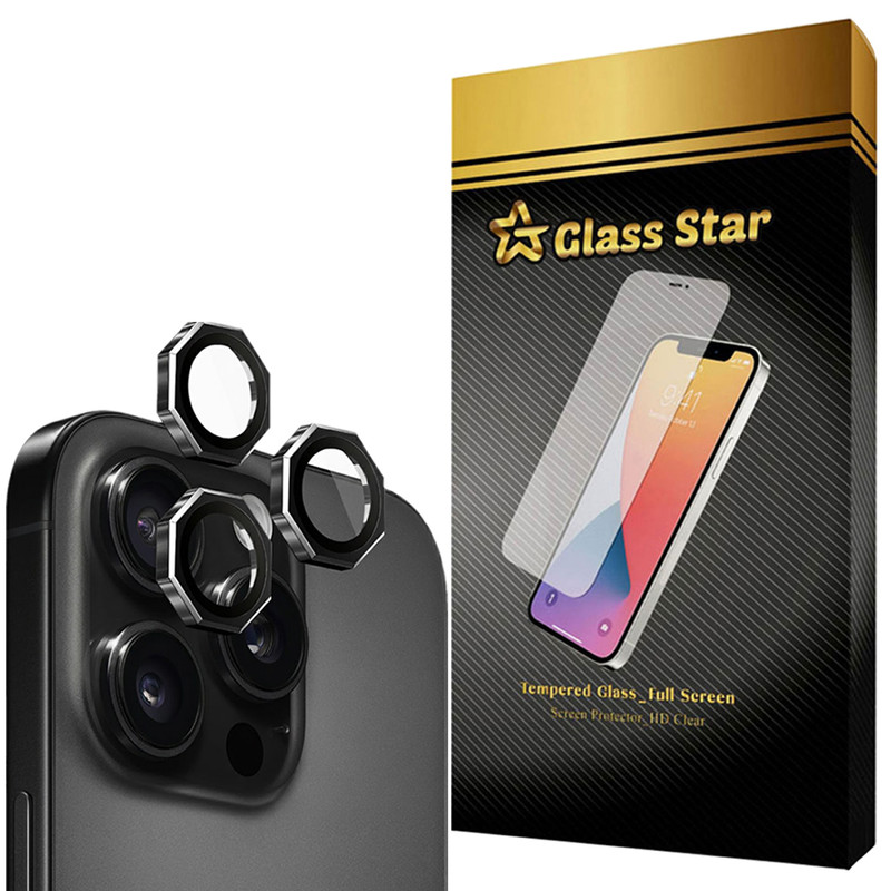 محافظ لنز دوربین شیشهای گلس استار مدل R8ZG مناسب برای گوشی موبایل اپل iPhone 12 Pro Max
