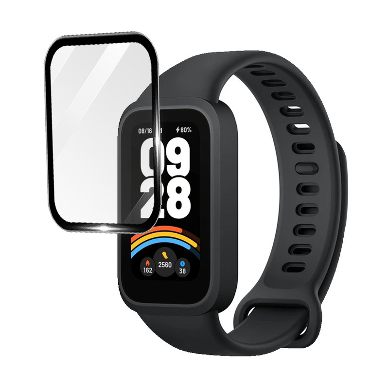 محافظ صفحه نمایش شهر گلس مدل PMBI مناسب برای ساعت هوشمند شیائومی Mi band 9 Active