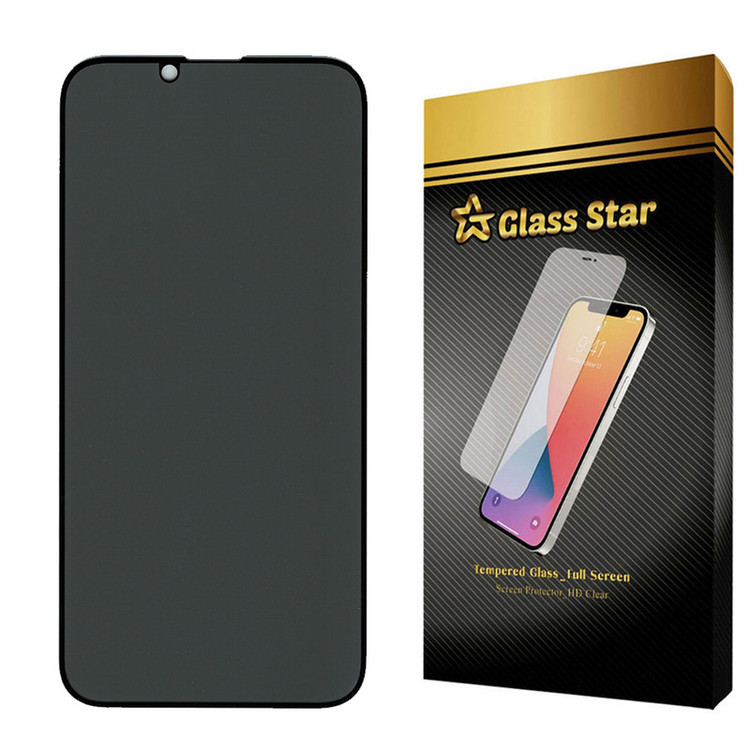 محافظ صفحه نمایش حریم شخصی گلس استار مدل PFGA مناسب برای گوشی موبایل اپل iPhone 13