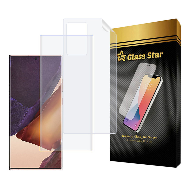 محافظ صفحه نمایش گلس استار مدل UVNANOMTBS مناسب برای گوشی موبایل سامسونگ Galaxy Note 20 Ultra 4G / Note 20 Ultra 5G به همراه محافظ پشت گوشی