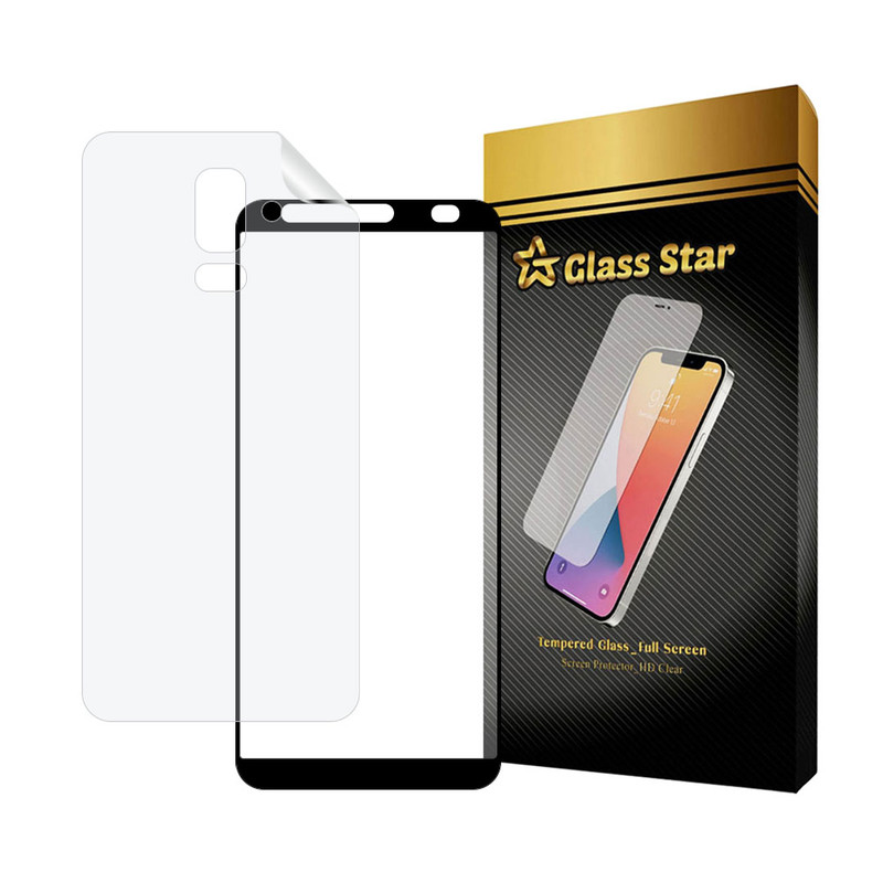 محافظ صفحه نمایش سرامیکی مات گلس استار مدل MCERAMNANOS مناسب برای گوشی موبایل سامسونگ Galaxy J8 به همراه محافظ پشت گوشی