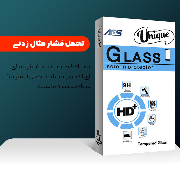 محافظ صفحه نمایش شیشه ای ای اف اس مدل Unique Glass مناسب برای گوشی موبایل سامسونگ Galaxy A01