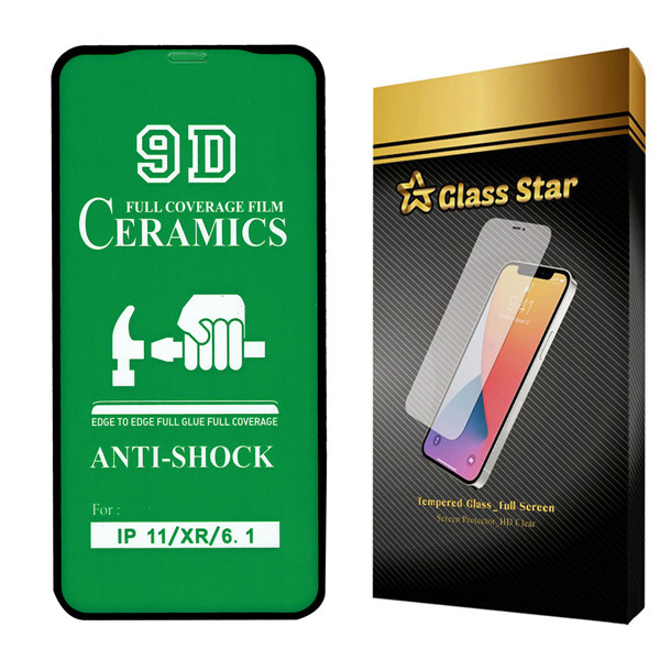 محافظ صفحه نمایش سرامیکی گلس استار مدل CRGA مناسب برای گوشی موبایل اپل iPhone XR