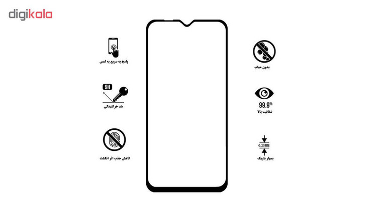 محافظ صفحه نمایش تراستکتور مدل GSS مناسب برای گوشی موبایل سامسونگ Galaxy M10