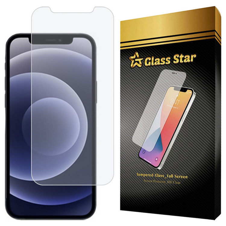 محافظ صفحه نمایش گلس استار مدل SMPLG مناسب برای گوشی موبایل اپل iPhone 12 Pro / iPhone 12