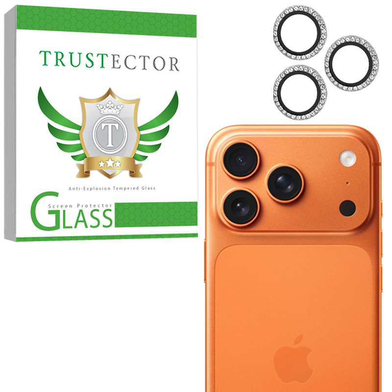 محافظ لنز دوربین شیشه‌ای تراستکتور مدل NRIT20 مناسب برای گوشی موبایل اپل iPhone 17 Pro Max