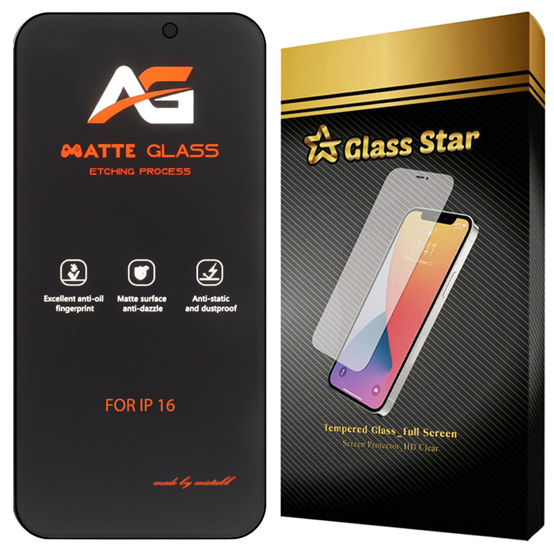 محافظ صفحه نمایش گلس استار مدل FMATG مناسب برای گوشی موبایل اپل iPhone 16