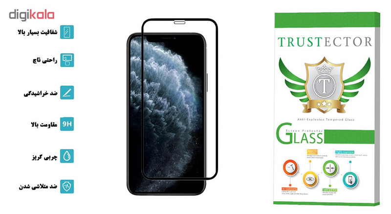 محافظ صفحه نمایش تراستکتور مدل GSS مناسب برای گوشی موبایل اپل iPhone 11 Pro