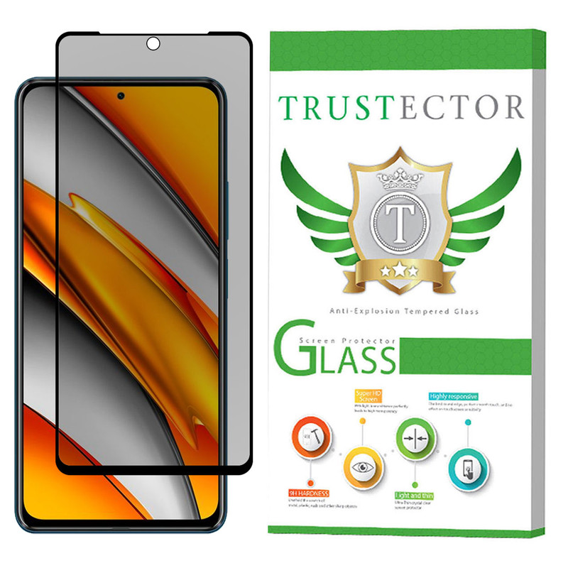 محافظ صفحه نمایش حریم شخصی تراستکتور مدل PRF-T مناسب برای گوشی موبایل شیائومی Poco F3