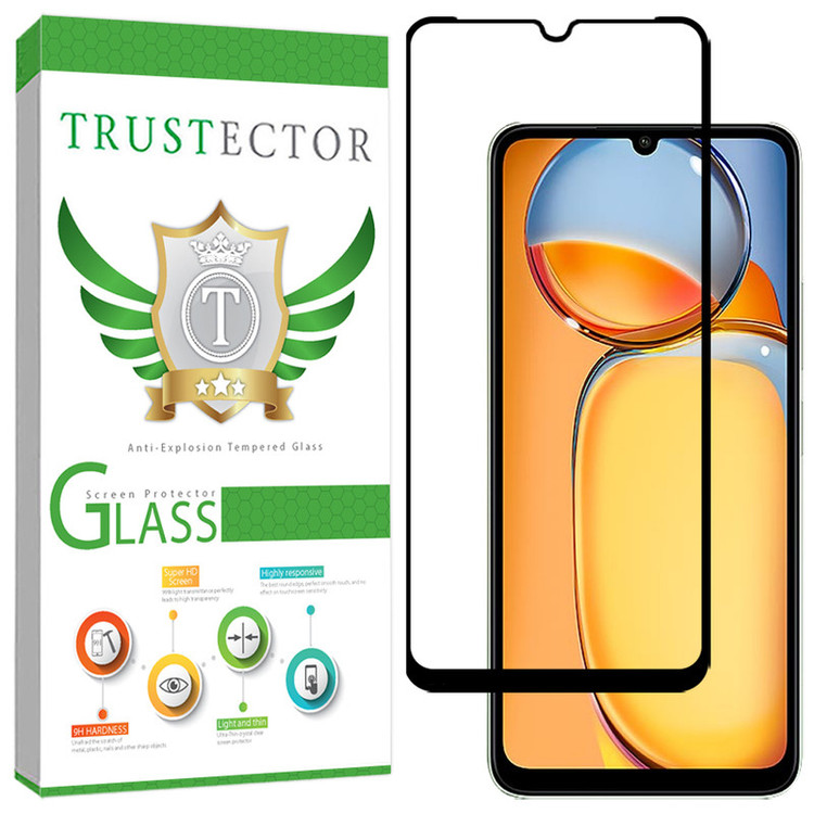 محافظ صفحه نمایش سرامیک شفاف تراستکتور مدل CERT30 مناسب برای گوشی موبایل شیائومی Redmi 13C 4G/Redmi 13C 5G/Redmi 13R/Poco C65/ سامسونگ Galaxy A05/A05s/M05/A06/بلک ویو Color 8 4G/ریلمی C61/وکال V1 Plus