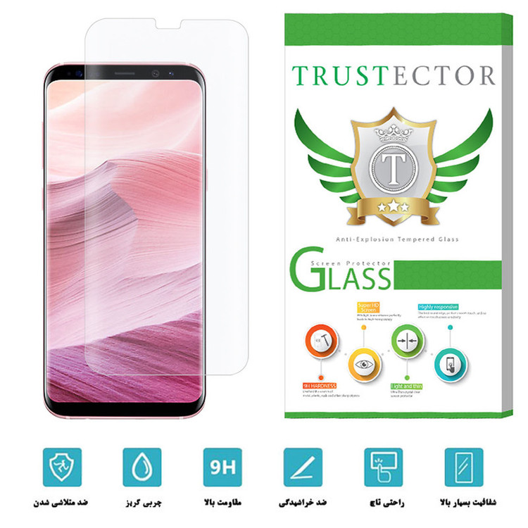 محافظ صفحه نمایش یووی لایت تراستکتور مدل UVT مناسب برای گوشی موبایل سامسونگ Galaxy S8 Plus