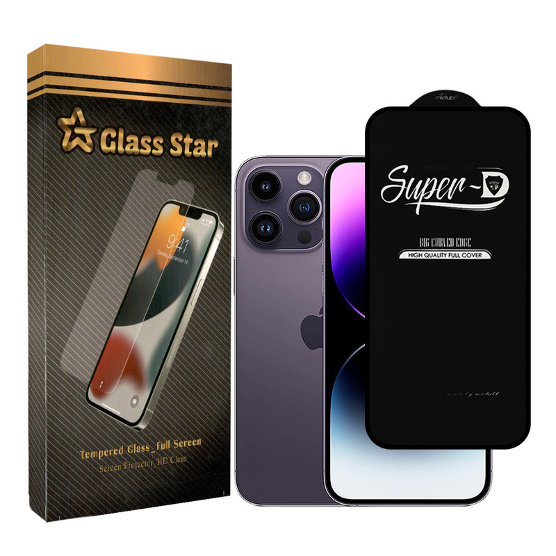 محافظ صفحه نمایش گلس استار مدل STAR-SUPER-D مناسب برای گوشی موبایل اپل iPhone 14 Pro Max
