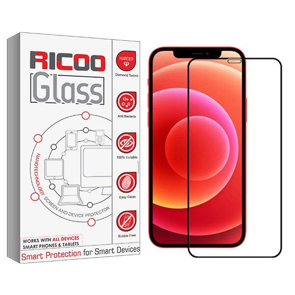 محافظ صفحه نمایش سرامیکی ریکوو مدل +HD مناسب برای گوشی موبایل اپل Iphone 12Pro
