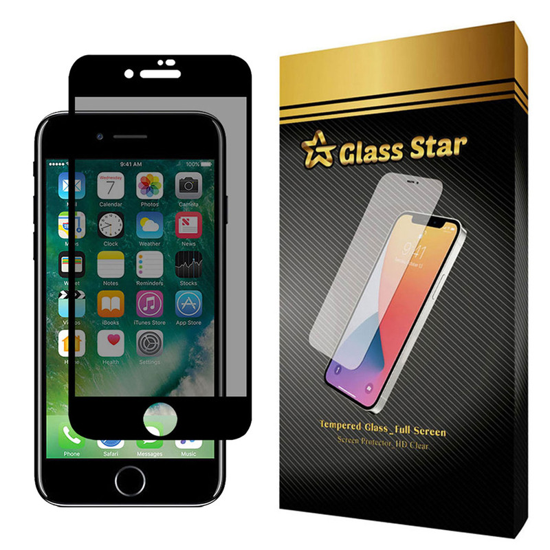 محافظ صفحه نمایش حریم شخصی گلس استار مدل PRF مناسب برای گوشی موبایل اپل iPhone 7 Plus